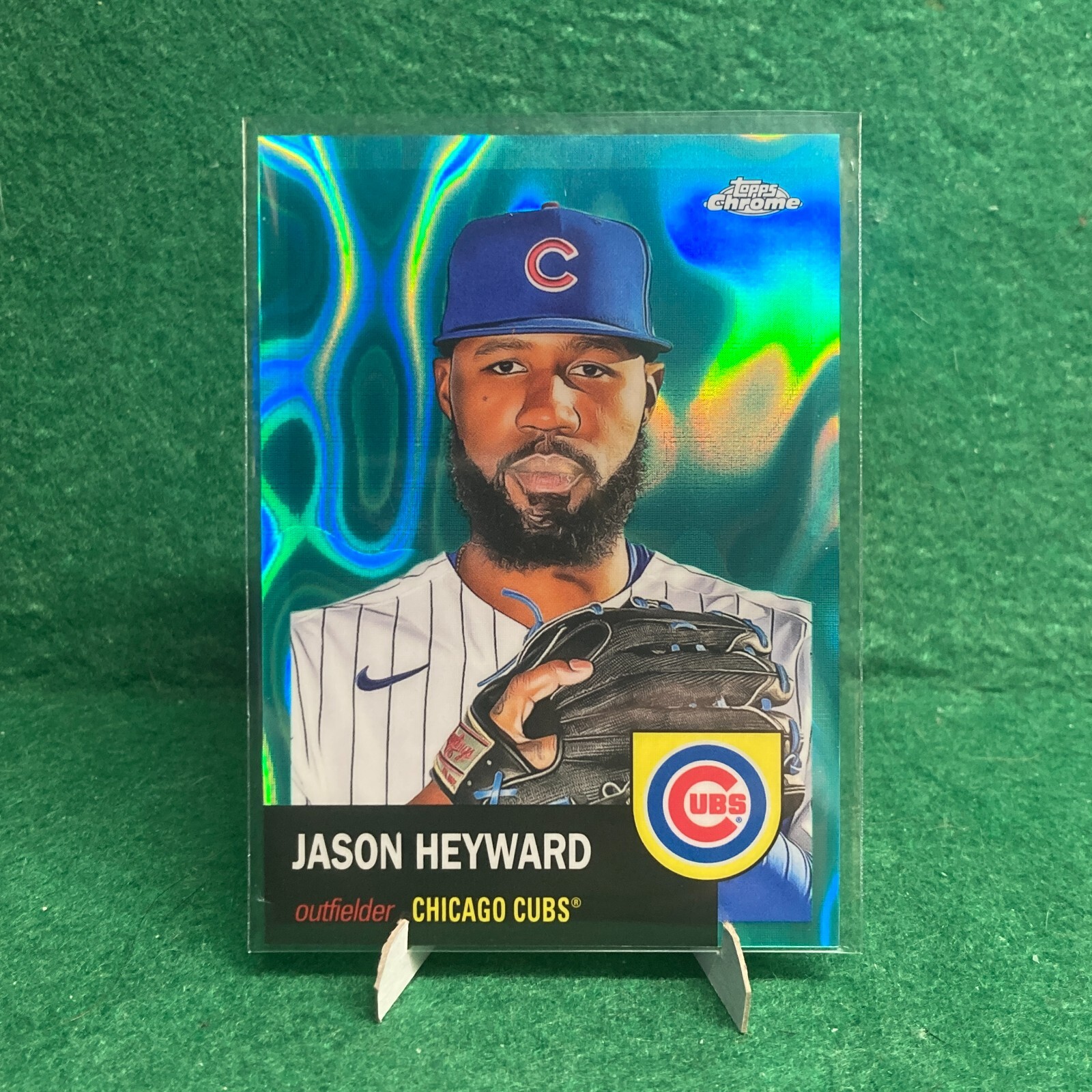 2022 Topps Chrome Platinum Anniversary / Jason Heyward #245 Aqua Lava /299