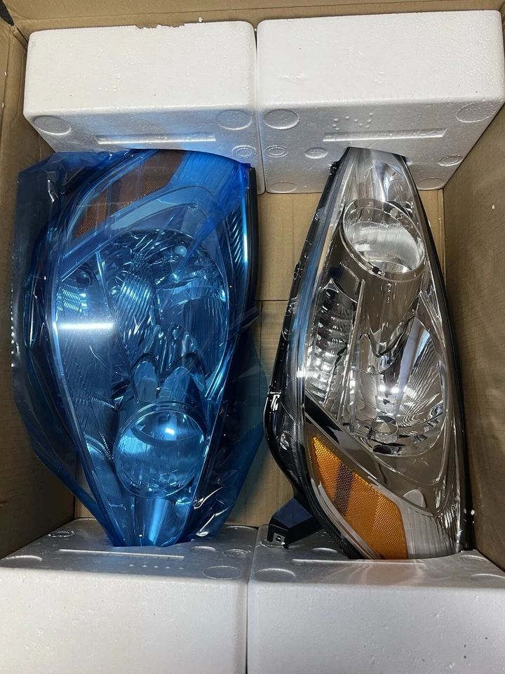 Conjunto de faros para Toyota Sienna 2004-2005 par pasajero y conductor  Foto 2 de 4