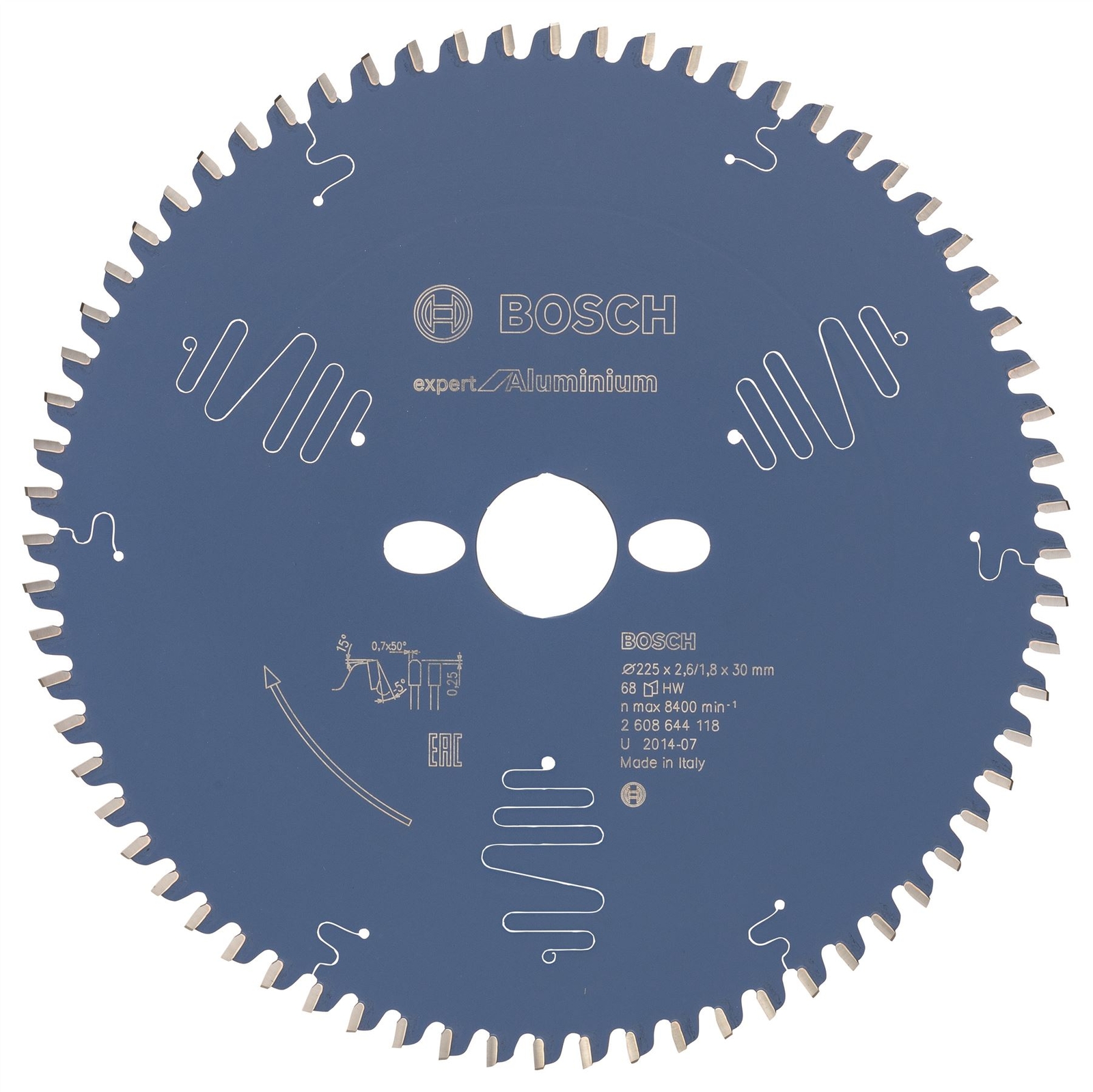 Bosch Circular saw blade Expert Aluminium 225x30x2,6 mm, 68 2608644118