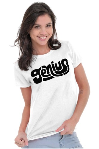 Groovy Genius Motivational Inspirational Graphic T Shirts for Women T-Shirts - Picture 4 of 7