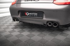 Cup Diffusor Ansatz SCHWARZ für Porsche 911 Carrera GTS 997 FL Heckansatz ABS