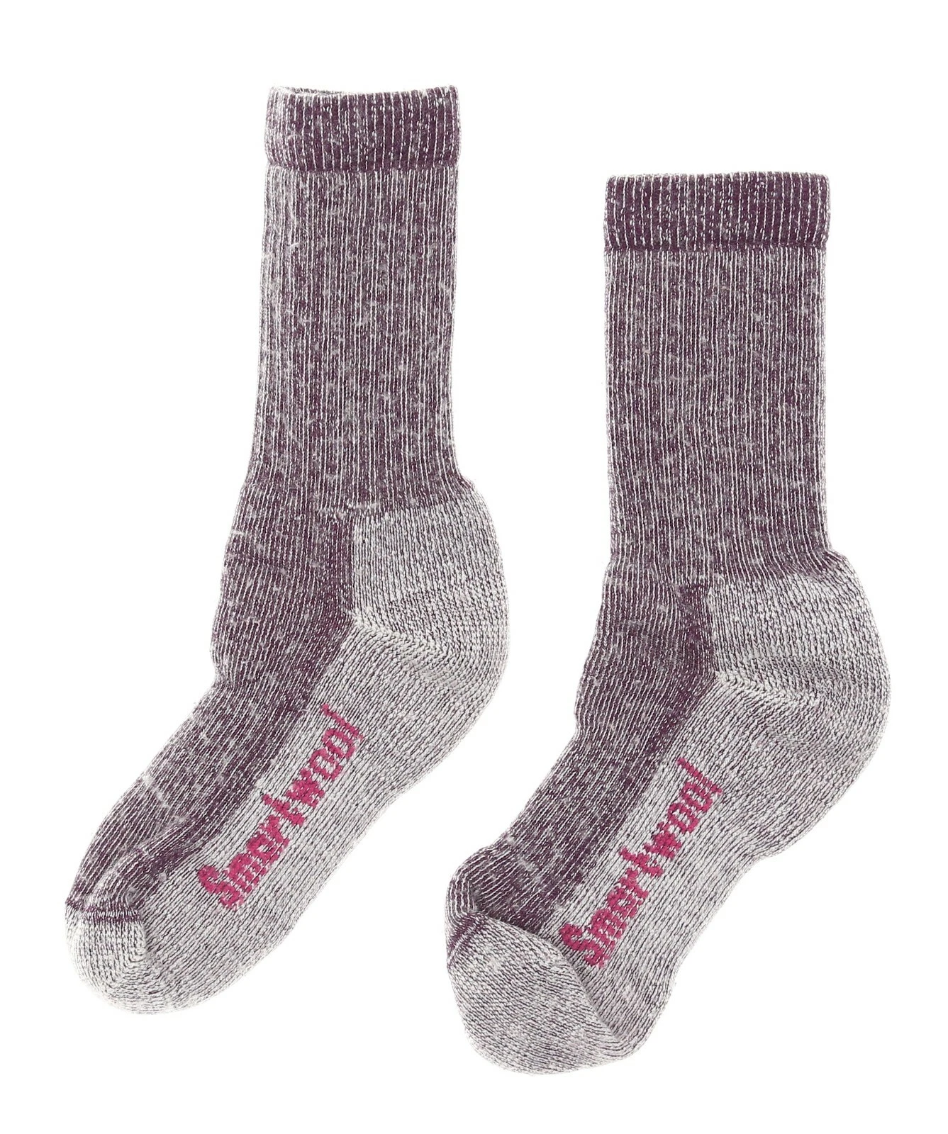 Smartwool L61113 Women's Hike Medium One Pair Crew in Dark Cassis Size S