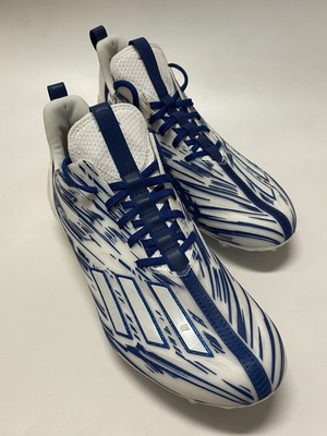 Adidas Adizero Football Cleats White Blue GW5059 Men