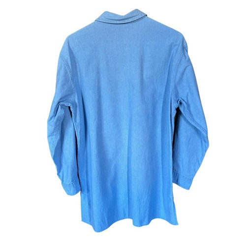 Warner Bros Studio Store Tweety Bird Vintage Size Medium Blue Denim Shirt 90s - Picture 3 of 9