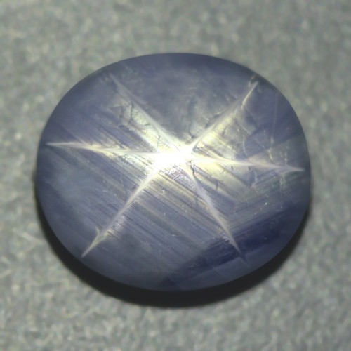 4.05 CT AWESOME 6 RAYS FLASHING UNHEATED STAR SAPPHIRE LOOSE GEMSTONE - Picture 2 of 3
