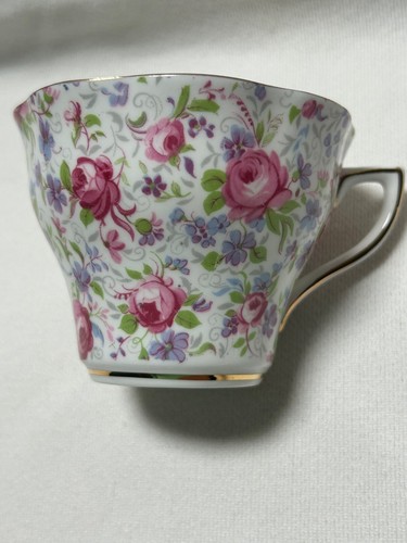 Vintage Rosina Floral Chintz Tea Cup Bone China England - Picture 6 of 8
