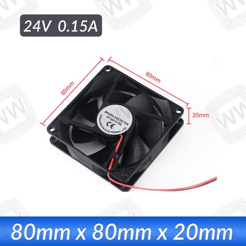 DC5V 12V 24V PC Computer FAN Lüfter Gehäuselüfter Leiser 40-120mm mit 30CM Draht - Bild 22 von 23