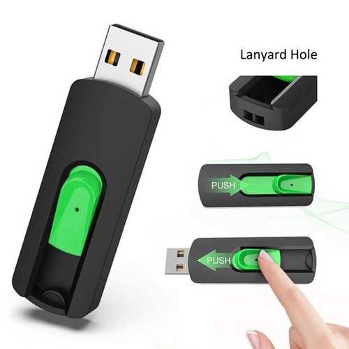 Wholesale USB 2.0 32GB 64GB 128GB Retractable USB Flash Drive Thumb Stick Memory - Picture 3 of 20