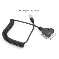 D-Tap To Hirose 4pin Male Plug Power Cable Sound Devices For Zoom F8 Recoeder