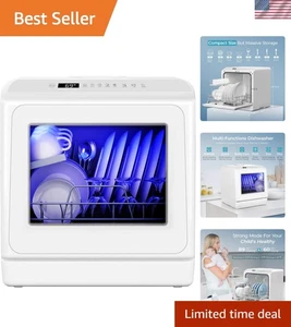 All-in-One Countertop Dishwasher with Extra-Drying Function & Easy Operation