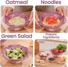 KXZ Purple Cabbage ramen Bowl -16 oz pasta bowl, dishwasher and microwave safe — photo 5