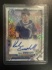 2021 Bowman Chrome Prospect Speckle Refractor /299 Kale Emshoff #CPA-KE Auto