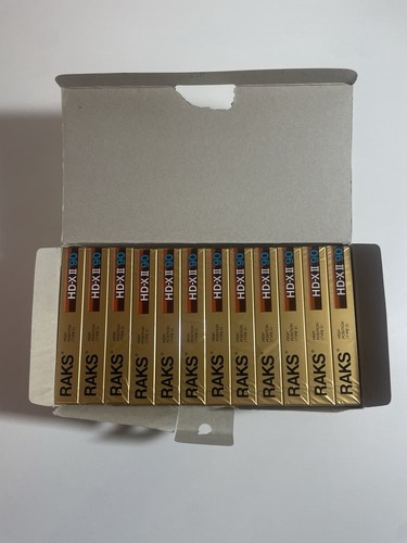 12x Raks HD X II 90 - Audio Cassetten - Tapes - OVP - New! - Bild 2 von 4
