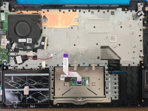 Original Dell Vostro 5481 Handauflage mit QWERTY UK Layout Tastatur Touchpad 0H52M6 - Bild 4 von 5