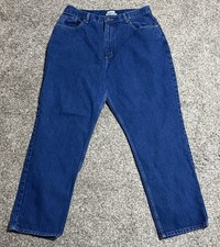 LL Bean Original Fit Relaxed Womens 16 Blue Jeans