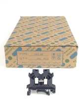 NEW 100 Pcs Black UK2.5B Din Rail Terminal Block 800V 32A, FREE SHIPPING