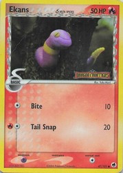 Ekans (Delta Species) 47/101 Reverse Holo EX Dragon Frontiers