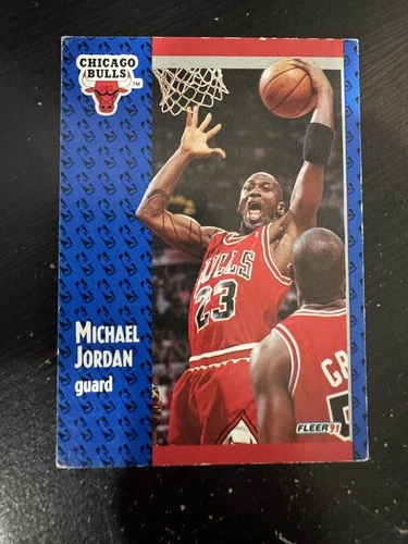 1991-92 Fleer #29 Michael Jordan Not Mint - See Pictures