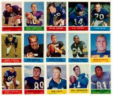 1964 Philadelphia Football You Pick  Complete Your Set -PRICE BASED ON CONDITION