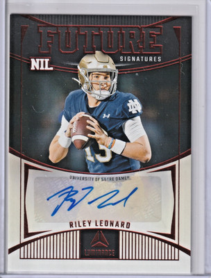 2024 Panini Luminance Riley Leonard Future Signatures NIL Auto #FSN-RLD