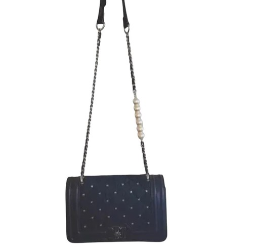 Badgley Mischka Quilted Denim Crossbody Navy Bag NWT (MSRP: $159) - Picture 11 of 12