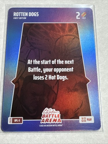 2026 Bo Jackson Battle Arena Griffey Bonus Play 9 Rotten Dogs BPL-9 Foil