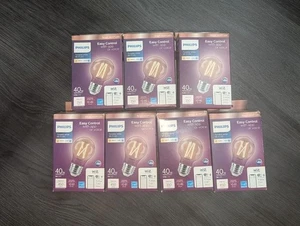 Philips WiZ Intelligent LED Ampoule G25 Globe Tunable White WiFi 40W E26 Alexa 7-Pack NEW