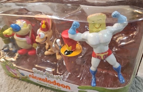 REN & STIMPY Collector 5 Figure Set Just Play 2017 nickelodeon Powdered Toastman - Picture 6 of 7