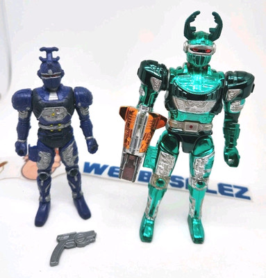 Beetleborgs Force Agent Green Hunter Beetleborg 6'' Figure Bandai 5370 1998