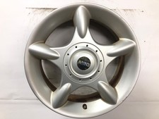 2002 - 2009 Mini Cooper 16x6.5 Aluminum Alloy Wheel 5-Straight Spoke 36111512348