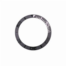 38mm Ceramic Watch Bezel Black For Seiko Yach...