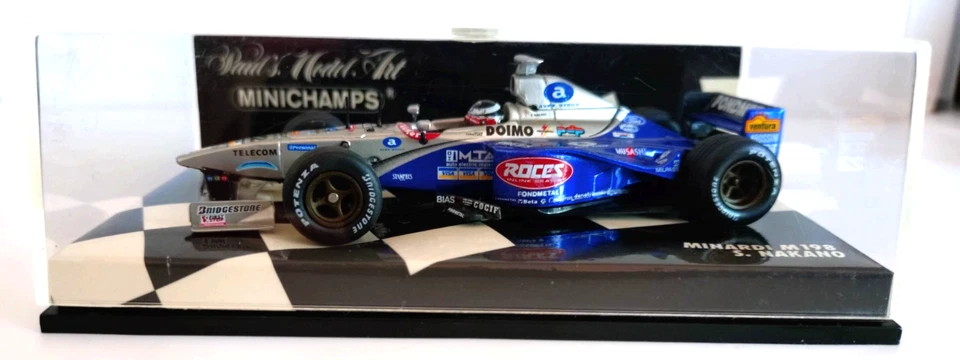 Minichamps 1:43 Minardi M198 – Shinji Nakano – Formula 1 1998 – F1 Model — 第 2/4 张图片