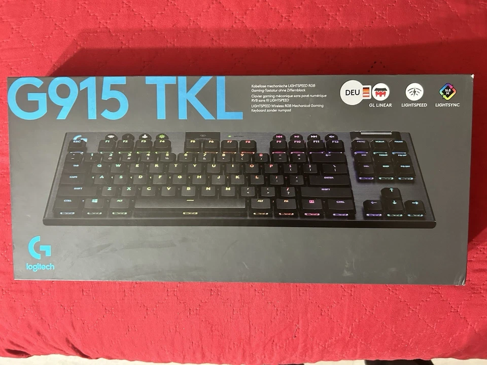 Logitech G915 TKL LIGHTSPEED  Tastiera Meccanica Gaming - QWERTY INTERNAZIONALE - Immagine 2 di 4