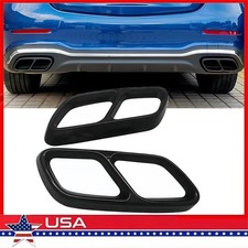 Exhaust Tip Outlet Trim Plastic Cover Glossy Fits 22-25 W206 C200 C300 Amg Line