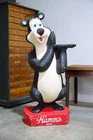 Hamm's Beer Advertising Store Display Bear vintage Bar Sign 1980's RARE 5ft