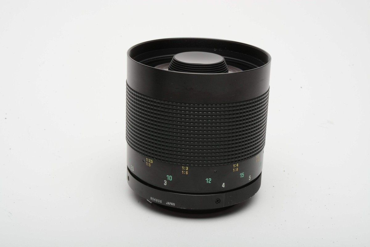 Tamron SP 500mm f8 Reflex mirror lens w/Caps, hood, +Choice of