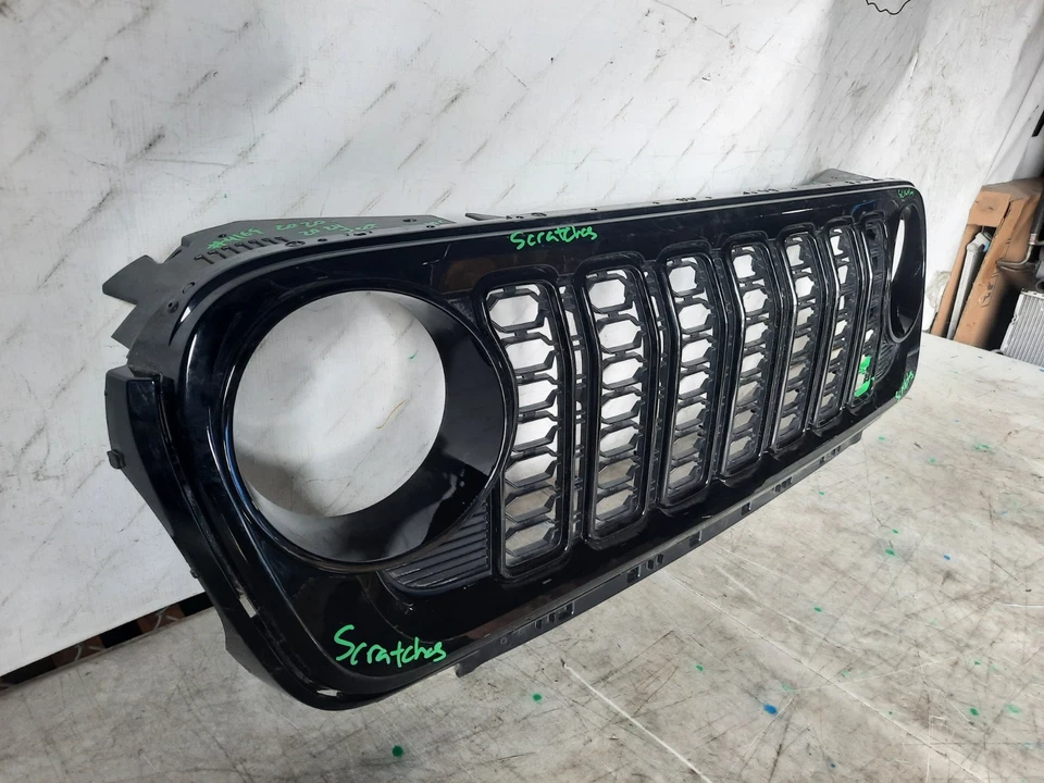 2019 2020 2021 2022 2023 JEEP WRANGLER, GLADIATOR FRONT GRILLE OEM USED Foto 3 de 4