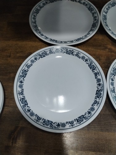 Corelle Old Town Blau Zwiebel Geschirr 20 Stück Set Posten Abendessen Salatteller Schüsseln - Bild 3 von 14