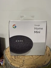 Google Home Mini Smart Assistant - Charcoal (GA00216-US) New Sealed Box Dents