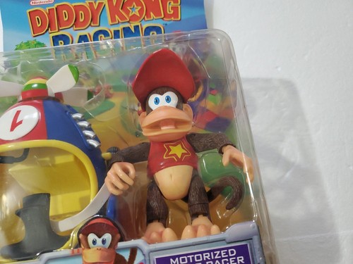 1999 ToyBiz Nintendo Diddy Kong Racing Motorized Plane Racer Rocking Motion READ - Picture 3 of 16