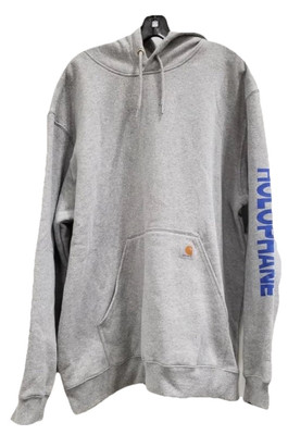 Carhartt Midweight Hooded Sweatshirt Loose Fit Heather Gray K121