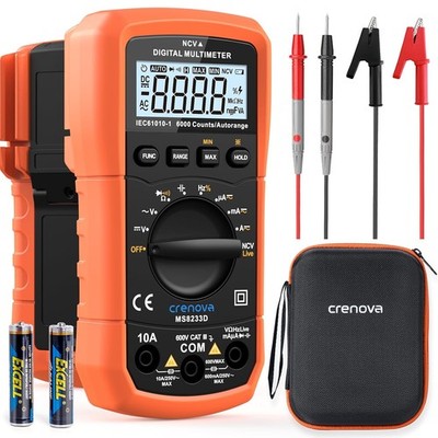 Digital Multimeter MS8233D NCV Tester 6000 Count LCD Voltmeter