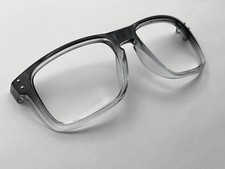 5078 - OAKLEY HOLBROOK CLEAR / BLACK  FRONT FACE AUTHENTIC