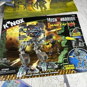 KNex K'NEX Mechwarrior Mad Cat Building Set Open Box Never Built Complete Manual