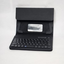 Universal Bluetooth Keyboard Folio Case 9-11" Tablet Stand Black Tested