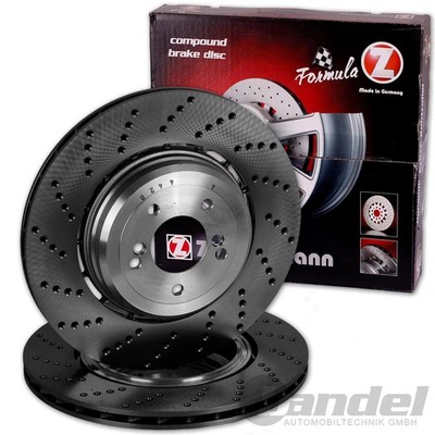 ZIMMERMANN FORMULA Z BREMSSCHEIBEN 345mm VORNE passend für BMW 3er M3 E46