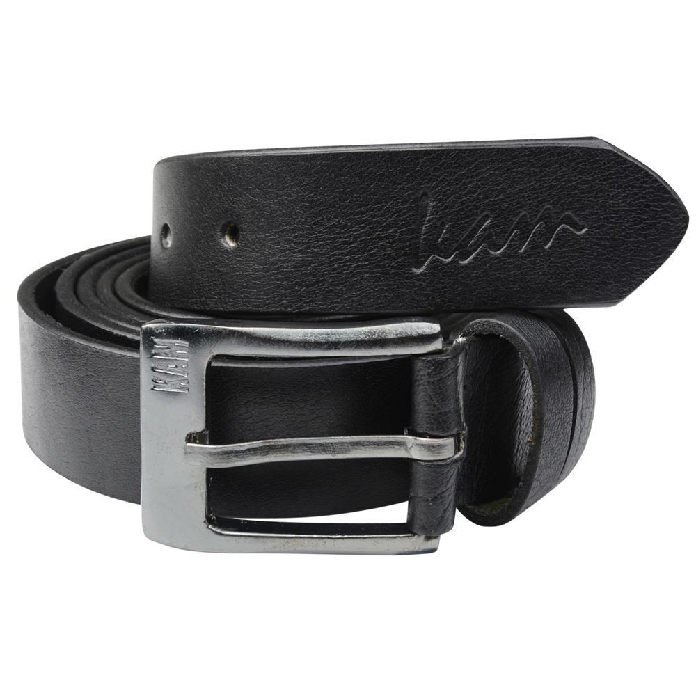 Cinturones De Cuero Premium KAM Hombre Tallas Grandes 40 A 72, Negro, Marrón