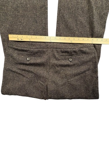 The Limited Collection Drew Fit Ankle Pants Brown Tweed Size 12- Pockets F/B - Picture 9 of 9