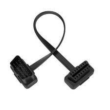 XINXXR OBD2 Extension Cable - 16 Pin Male to Female OBD 2 1ft/30cm, Black