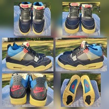 Jordan Air Jordan 4 Retro Off Noir Union LA DC9533-001 Black Blue Yellow Sneake